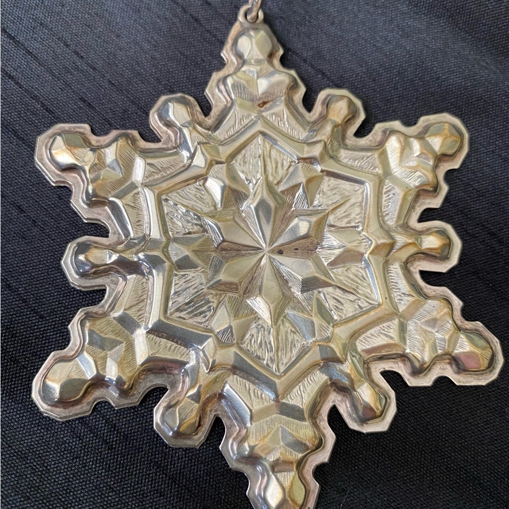 Christmas sterling silver ornament